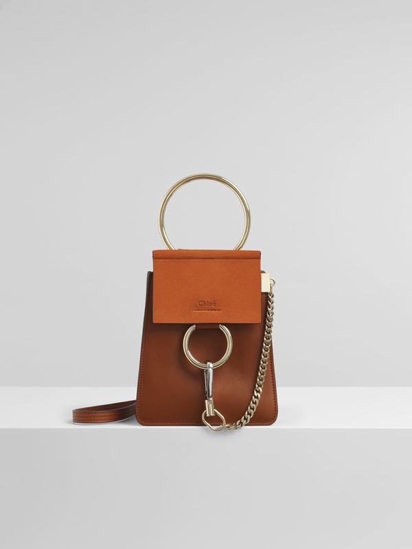 Chloé Bolsos Mujer Faye Amarillo Suede Cowhide YBZI47521